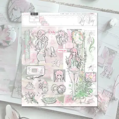 【後愛】Lily Way ステッカー