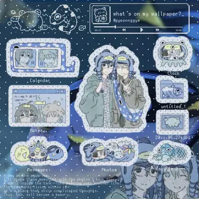 【境界】What's On My Wallpaper ステッカー