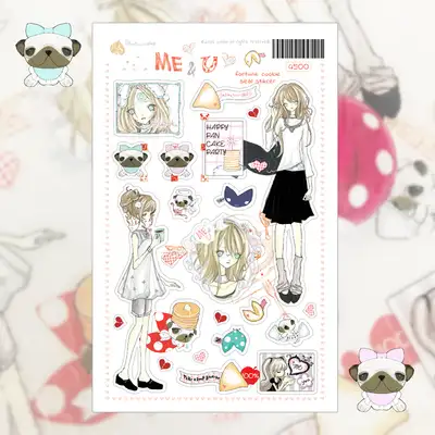 [ワサ] ME&U fortune cookie ステッカー