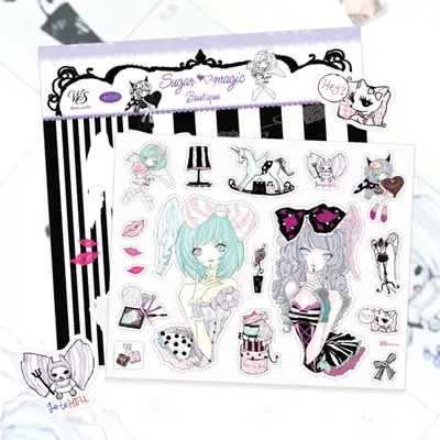 [ワサ] sugar magic boutique ステッカー