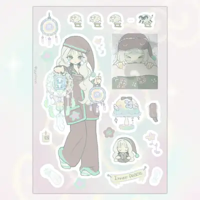 【요인】良い良いことになるよ ステッカー