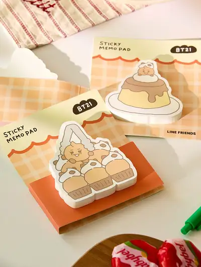 BT21 SHOOKY Baby Bakery Sticky Note Pad