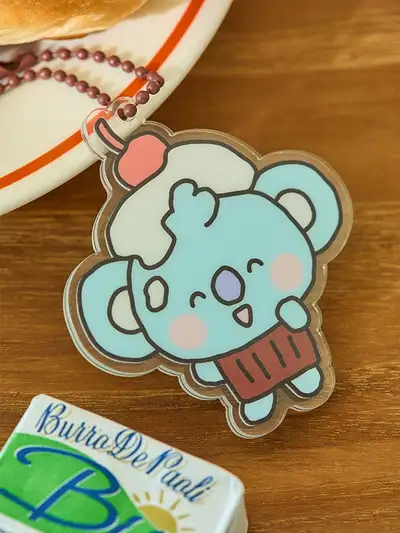 BT21 KOYA 寶寶麵包房亞克力鑰匙圈