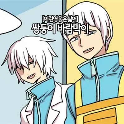 I Don't Like This Kind of Hero Webtoon Zipna Windbreaker / Il-ho and Ee-ho