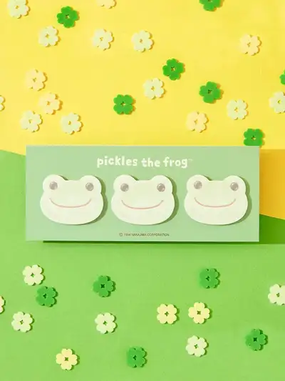 Pickles the Frog Face Sticky Notes