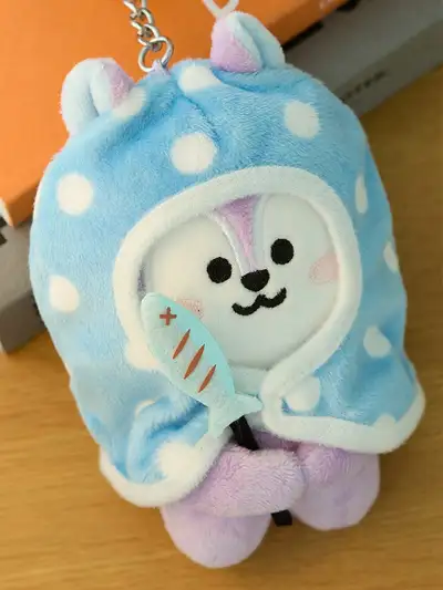 BT21 MANG Campfire Blanket Plush Keyring