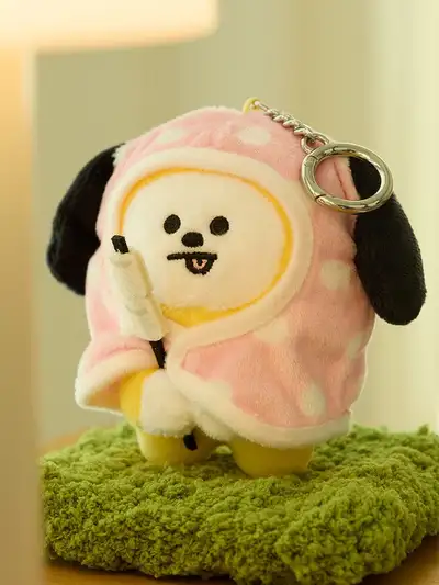BT21 CHIMMY Campfire Blanket Doll Keyring
