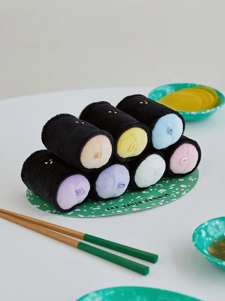 BT21 Minini BUNSIK Kimbap Plush Doll Set — 2