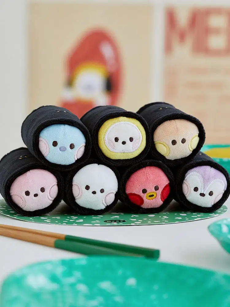 BT21 Minini BUNSIK Kimbap Plush Doll Set — 3