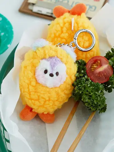 BT21 MANG Mini Bunsik Plush Keyring