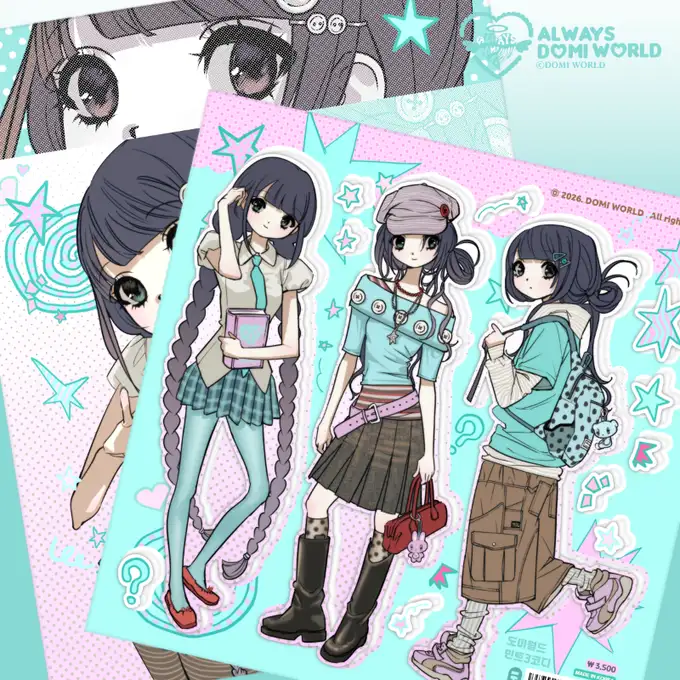 Domi World Mint 3-Cody Sticker