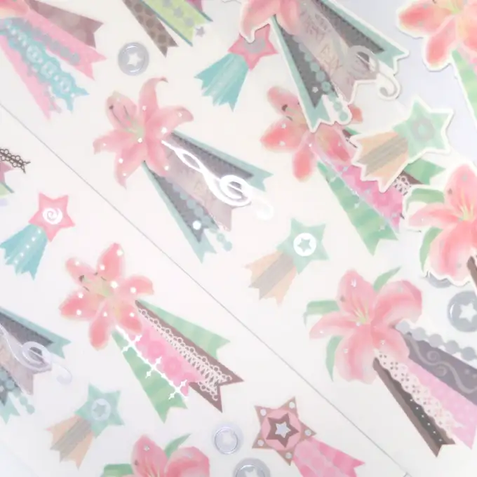 Stickers Lily Rosette Sticker