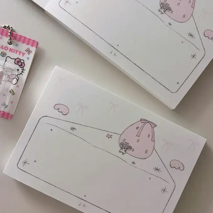 Neuhi Angel Longgu Cake Memo Pad
