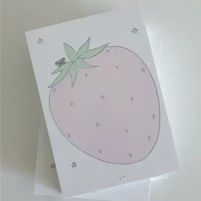 ヌルヒ わおん딸기 メモ帳