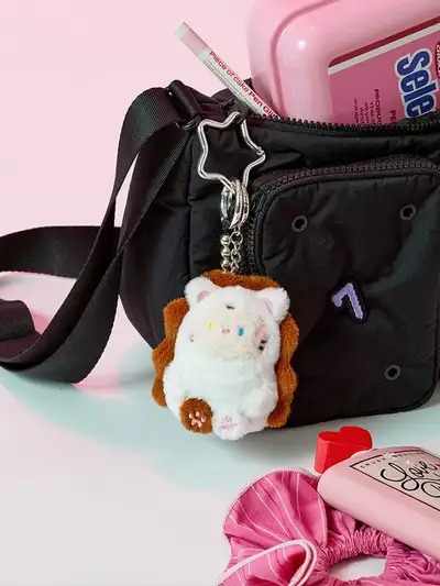 Mini Minini Catnini Dochini Plush Keyring