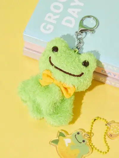 Pickles The Frog 10CM Rainy Day Plush Keyring