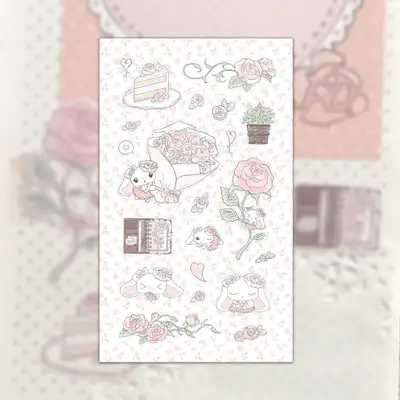 スウィートリリ リリの薔薇 ステッカー