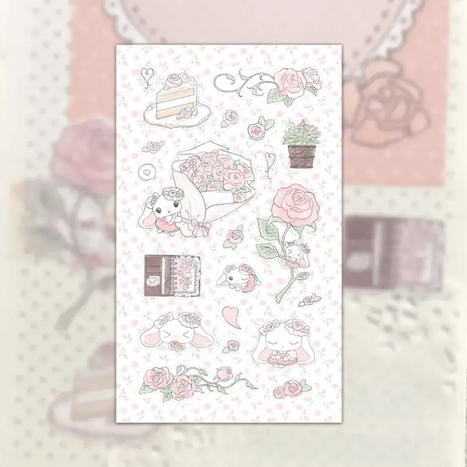 スウィートリリ リリの薔薇 ステッカー