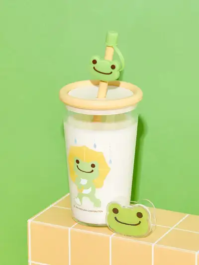 Pickles the Frog Straw Cap Tumbler