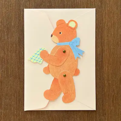 プモン関節人形レターセット くま