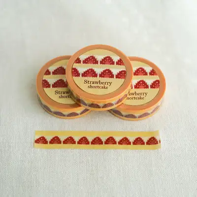 フロン 딸기ケーキ マスキングテープ