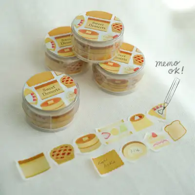 フモン スウィート デザート ダイカット マスキングテープ