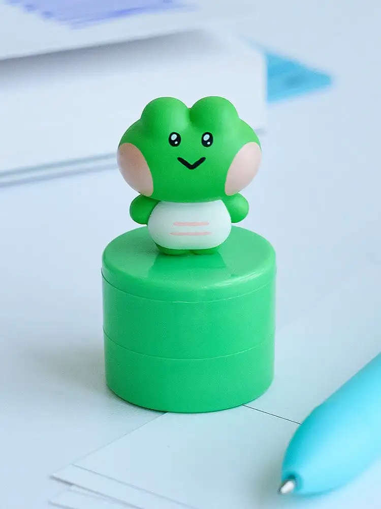 LINE FRIENDS Minini Under the Pool Lenini Figure Stamp — 2
