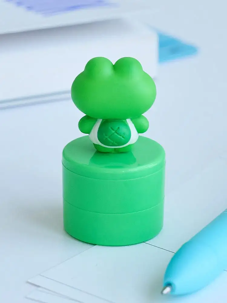 LINE FRIENDS Minini Under the Pool Lenini Figure Stamp — 3