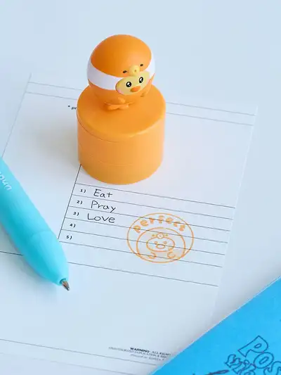 LINE Friends Minini Under the Pool Salini Figure Stamp