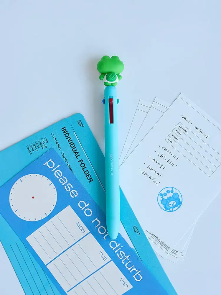 Line Friends Mini Minini Under the Pool Leni Leni Figure Gel Pen — 2