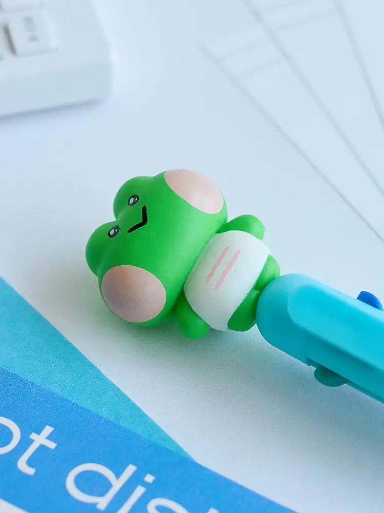 Line Friends Mini Minini Under the Pool Leni Leni Figure Gel Pen — 3