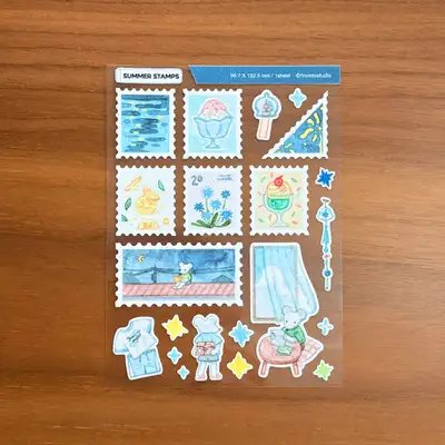 フロムトゥースタジオ Summer Stamps ステッカー