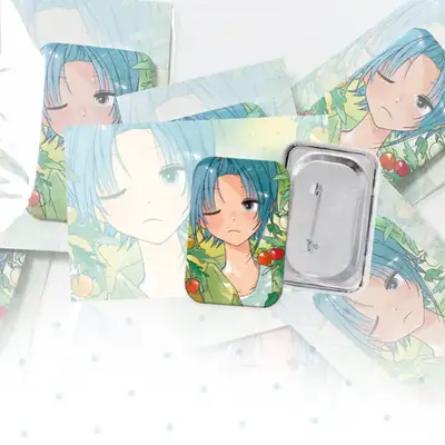 ポポ ミニトマト ピンバッジ