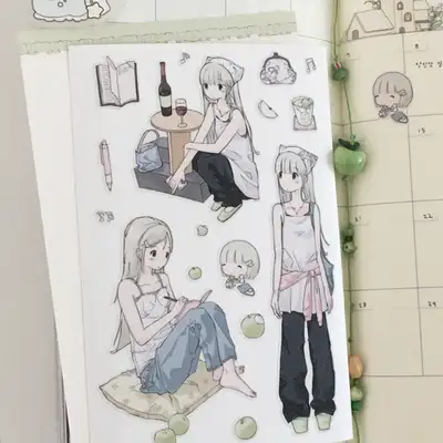 ソソヒヒ 青りんご少女 シールステッカー