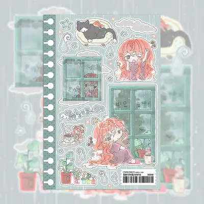 クリーミークラムズ misty rain ステッカー