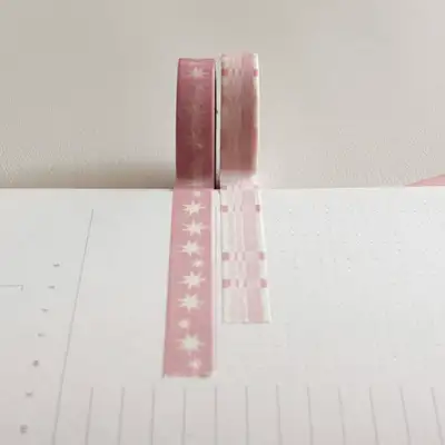 ヘイオオスタジオ ピンク デュオ マスキングテープ 2type