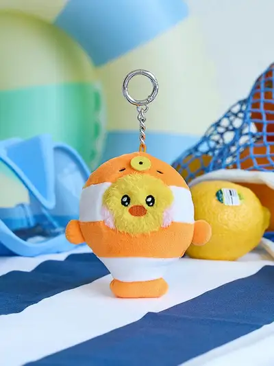 LINE Friends Mini Minini Under the Pool Salini Figure Keyring