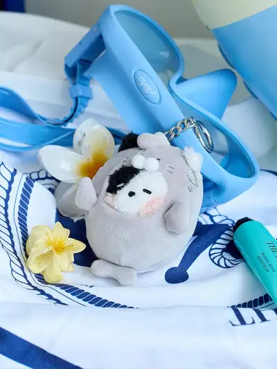 LINE Friends Mini Minini Under the Pool Jenni Doll Keyring