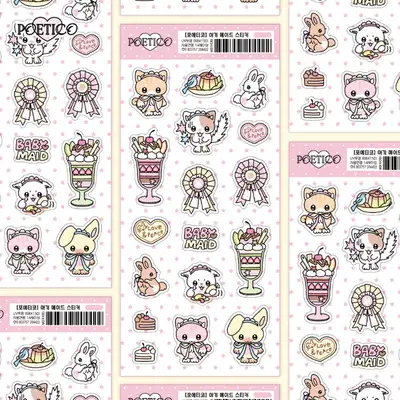 ポエティコ ベイビーメイド ステッカー