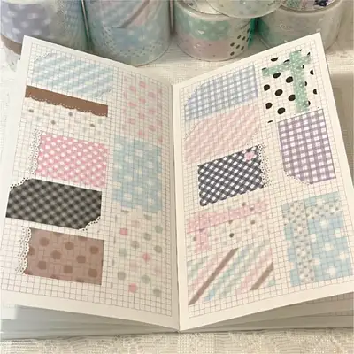 ウェイトゥフェッチ ビッグ パターン マスキング ブロック キスカット テープ 3type