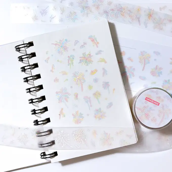 JeJe Universe Blur Fireworks Kiss-cut Tape