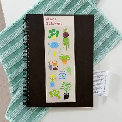 カインダブルー Plant sticker 2