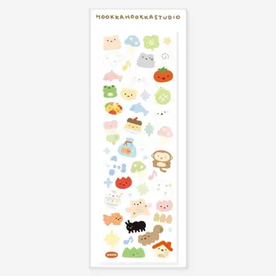 ユオコ もちもちステッカー - ミニ もちもちパーティ
