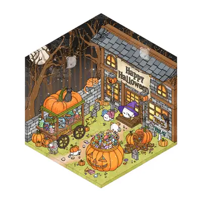 GOODVIBESUMMER スプーキー ハロウィン ステッカー