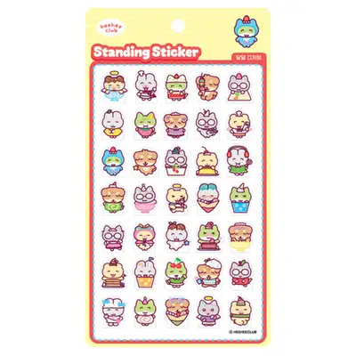 ヒヒクラブ スタンディングスティッカー - 甘甘デザート