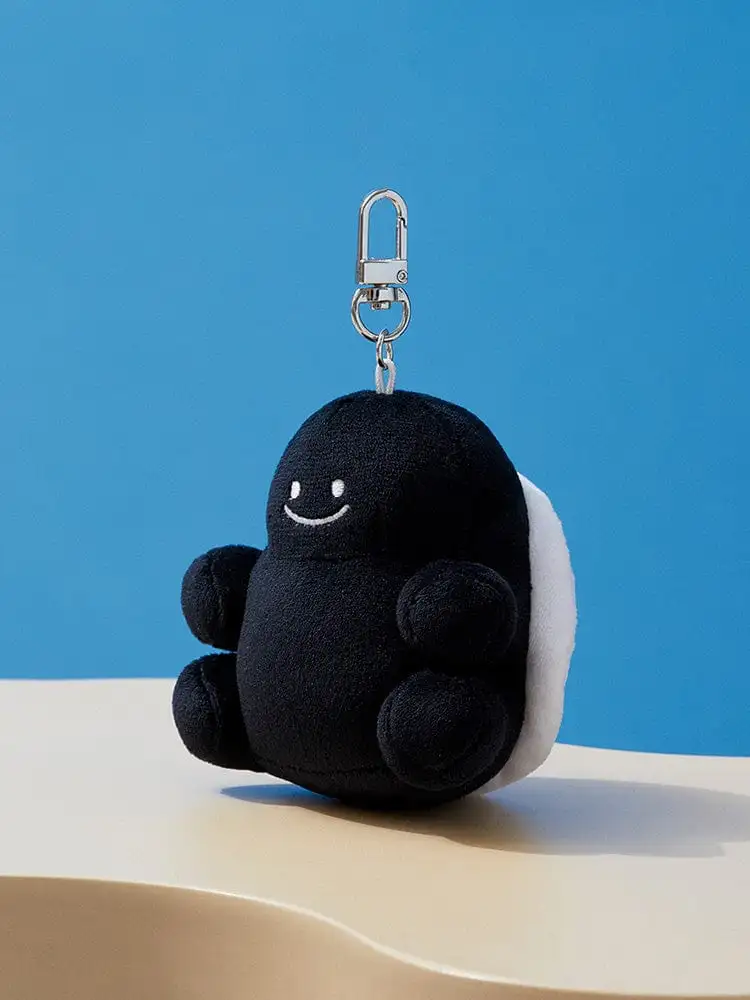 BeBeTheOri Mini Plush Keyring (Black Melongi) — 2