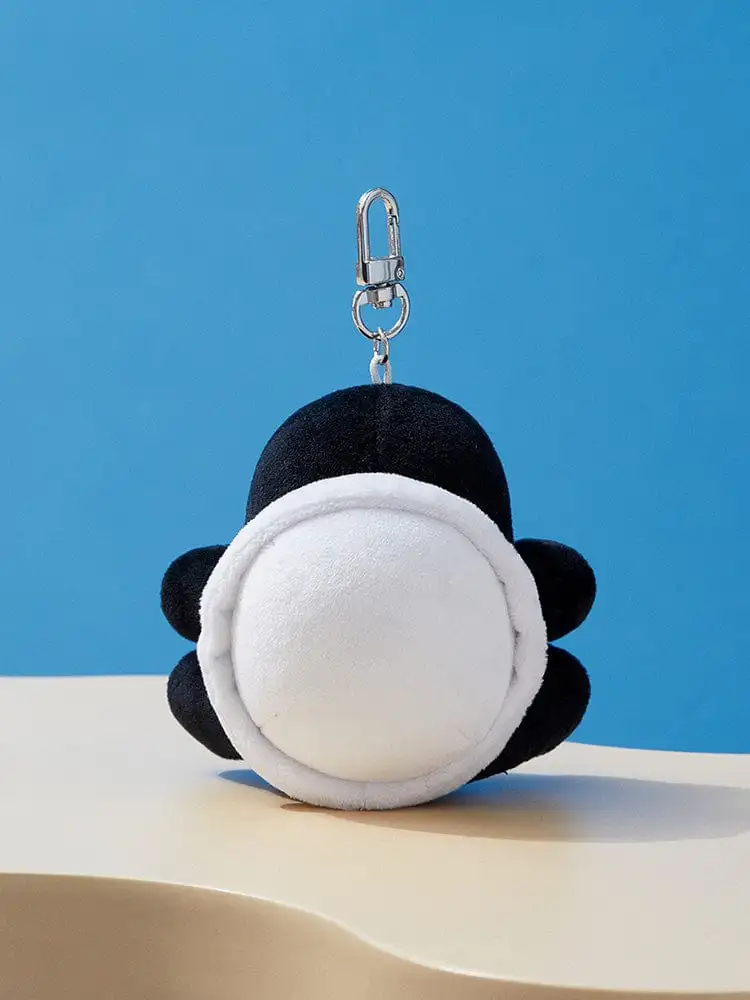 BeBeTheOri Mini Plush Keyring (Black Melongi) — 3