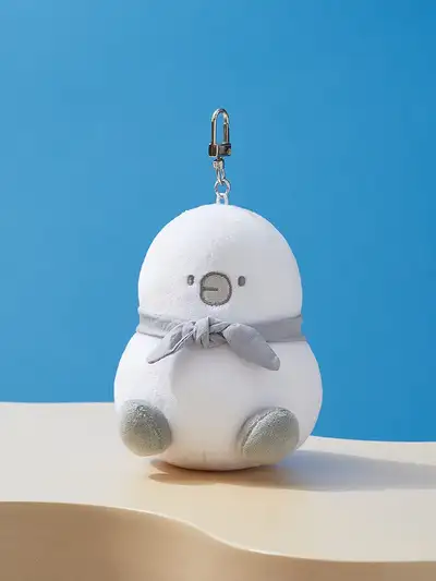 Bebe the Duck Mini Plush Keyring (White Bebe)