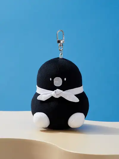 BeBe the Duck Mini Plush Keyring (Black BeBe)