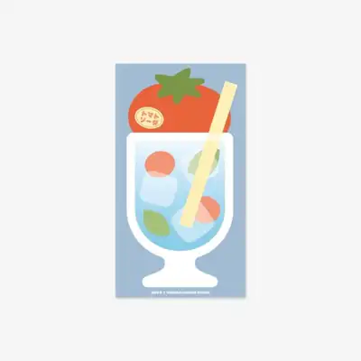 ユオコ ミニメモ帳 - トマトソーダ